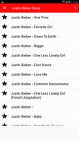 Justin Bieber Mp3 Lyrics Affiche