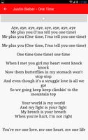 Justin Bieber Mp3 Lyrics screenshot 2