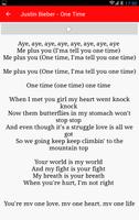 Justin Bieber Mp3 Lyrics capture d'écran 2