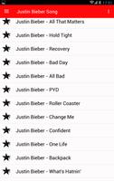Justin Bieber Mp3 Lyrics capture d'écran 3