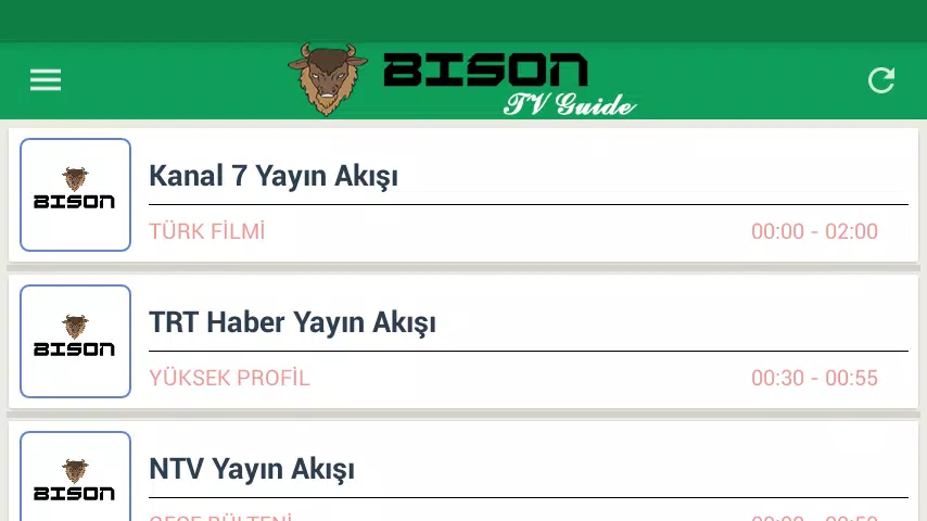 Bison Mobile TV Guide APK for Android Download