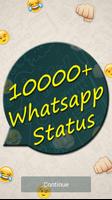 10000+ Whatsapp Status الملصق