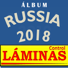 Control Láminas Álbum Mundial Russia 2018 আইকন