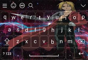 برنامه‌نما Keyboard for Edward Elric عکس از صفحه