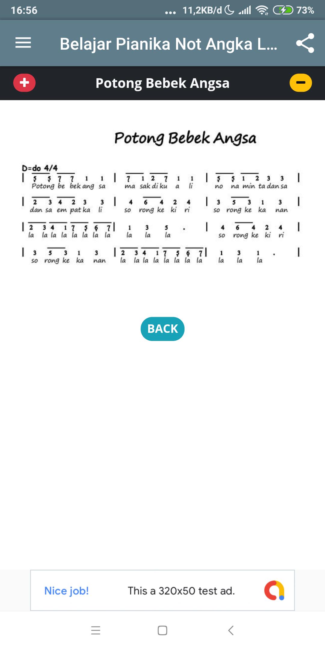 Belajar Pianika Not Angka Lagu Anak pour Android - Téléchargez l'APK