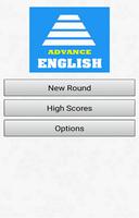 Advanced English test ポスター