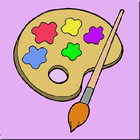 coloring for children icon