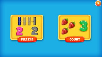Numbers Puzzles For Toddlers Affiche