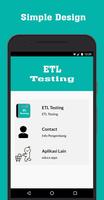 ETL Testing Tutorial Poster