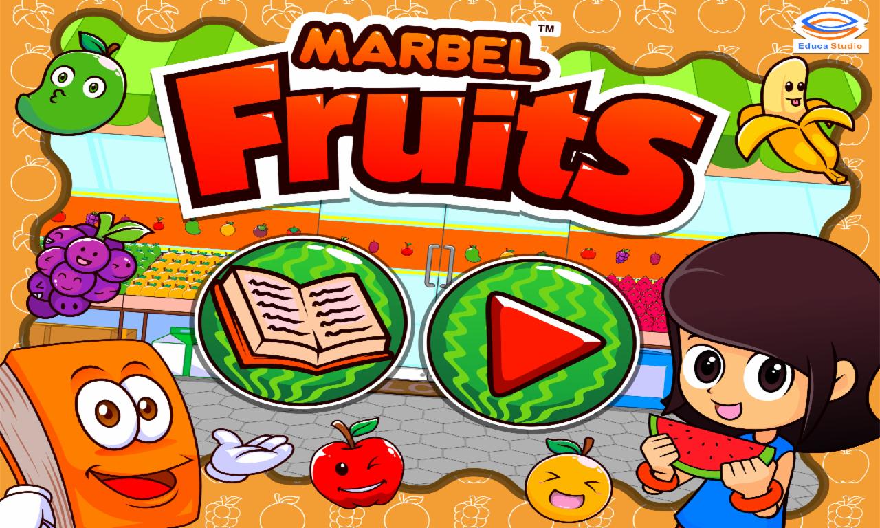 Fruits fun. Open fun games Fruit for preschoolers.