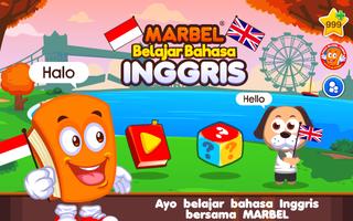 Marbel Belajar Bahasa Inggris plakat