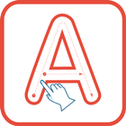 Tracing letters from A to Z icon