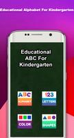 Educational Alphabet For Kindergarten पोस्टर