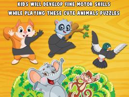 Animals Puzzle Games For Kids capture d'écran 3