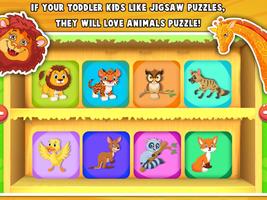 Animals Puzzle Games For Kids capture d'écran 1