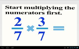 Multiply Fractions capture d'écran 3