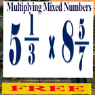 Multiplying Mixed Numbers 图标