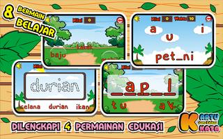 Game Edukasi Kartu Kata capture d'écran 2