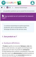 Cours.fr 1ES 스크린샷 2