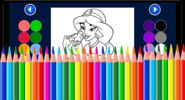 SuperHero & Princess ColorBook 海报