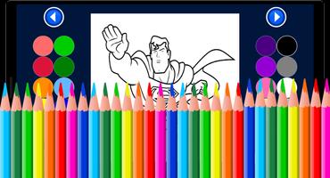 برنامه‌نما SuperHero & Princess ColorBook عکس از صفحه