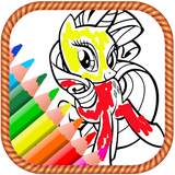 Draw Little Pony HD icône