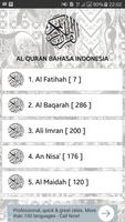 Al Quran Bahasa Indonesia poster