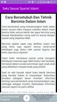 Seks Sesuai Syariat Islami screenshot 1