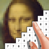 Color by Number. Pixel Art أيقونة