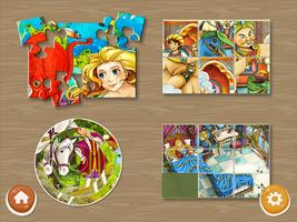 Puzzles et peinture princesses capture d'écran 1