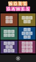 Words Puzzles Game in English Affiche