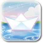 Paper boat ebook ikon