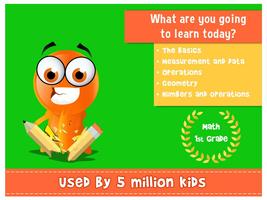 iTooch 1st Grade Math الملصق