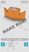 Origami Boat 3D Paper Folding تصوير الشاشة 2