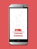 HTML Interview Questions Plakat