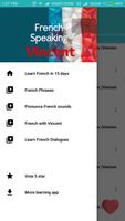 Apprendre le français avec Vincent Affiche