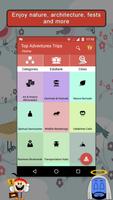 Adventurous Countries App : Adventure Travel Guide Affiche