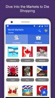 World Famous Markets Travel & Explore Offline Plakat