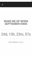 Wake Me Up When September Ends Timer स्क्रीनशॉट 1