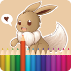 eevee evolution coloring simgesi