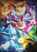 Eevee Evolution Wallpaper Affiche