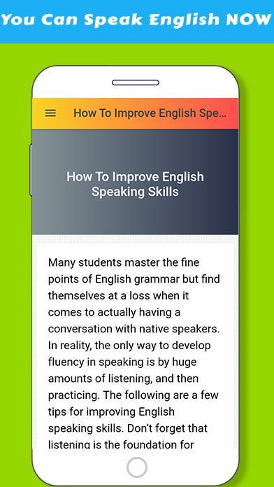Improve English Speaking Skills for Android - APK Download