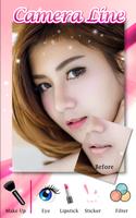 Selfie LineCamera Photo Editor ภาพหน้าจอ 2