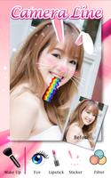 Selfie LineCamera Photo Editor syot layar 3