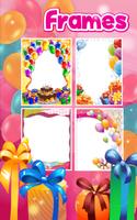 Happy Birthday Photo Collage ภาพหน้าจอ 2