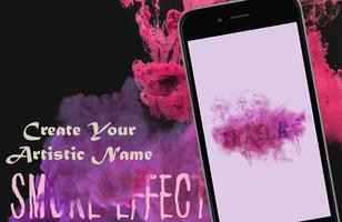 Smoke Effect Name Art New اسکرین شاٹ 1