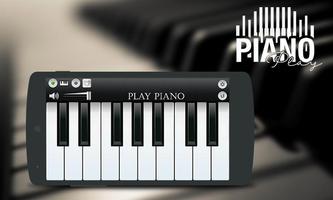 Piano keyboard with Song&Music Affiche