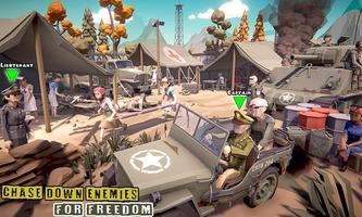 Call of Pixel World War 2 WW2: Pixel's FPS Game capture d'écran 2