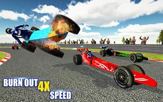 Dragster Car Racing : Burn Out Ekran Görüntüsü 1