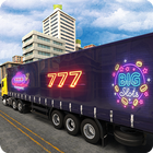 Jackpot Slot Machine Transporter Truck Drive icône